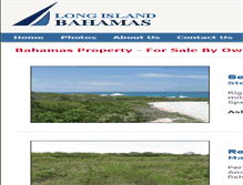 Tablet Screenshot of longislandbahamas.net